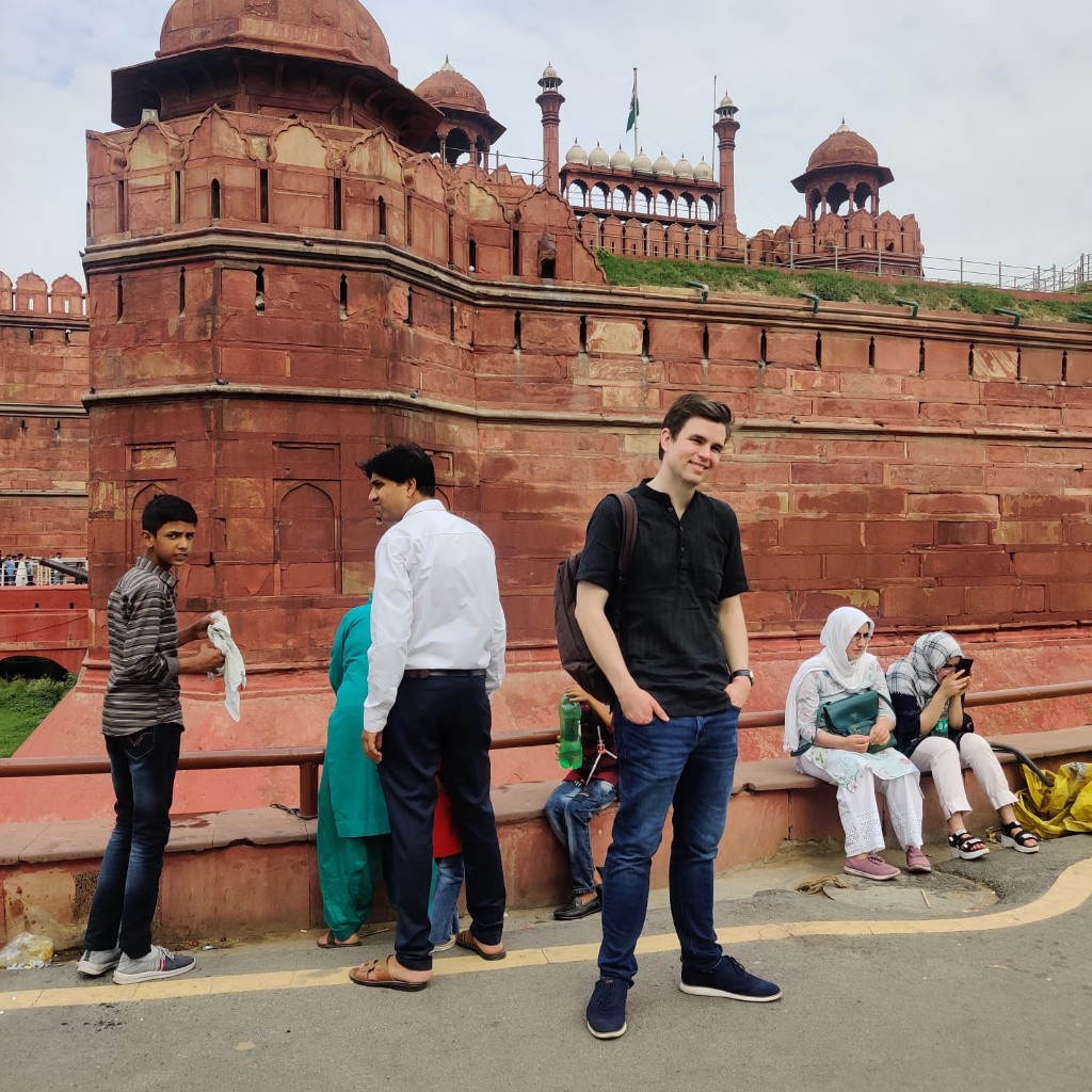 Thomas at the Red Fort